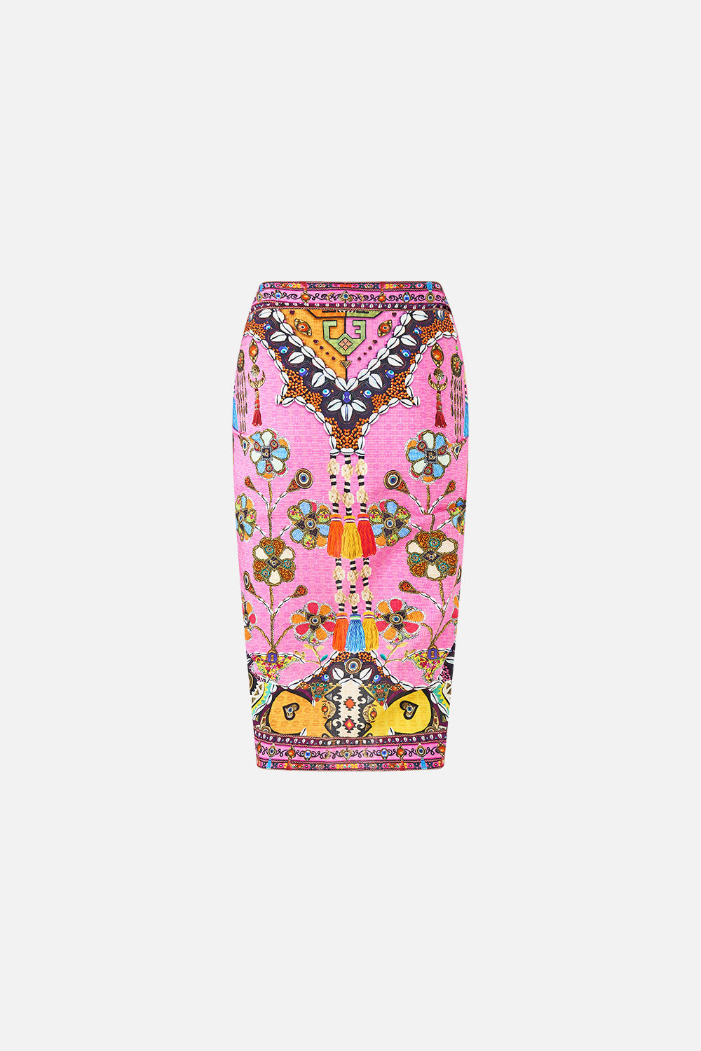 WOVEN SHORT SARONG WITH TASSELS - 7