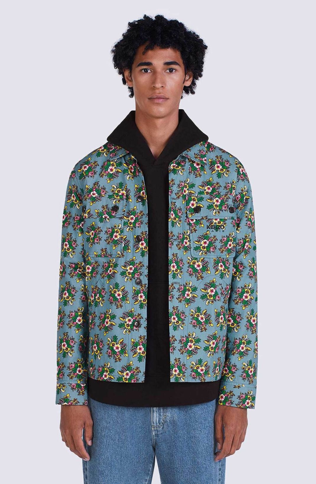 'Pop Bouquet' overshirt - 5