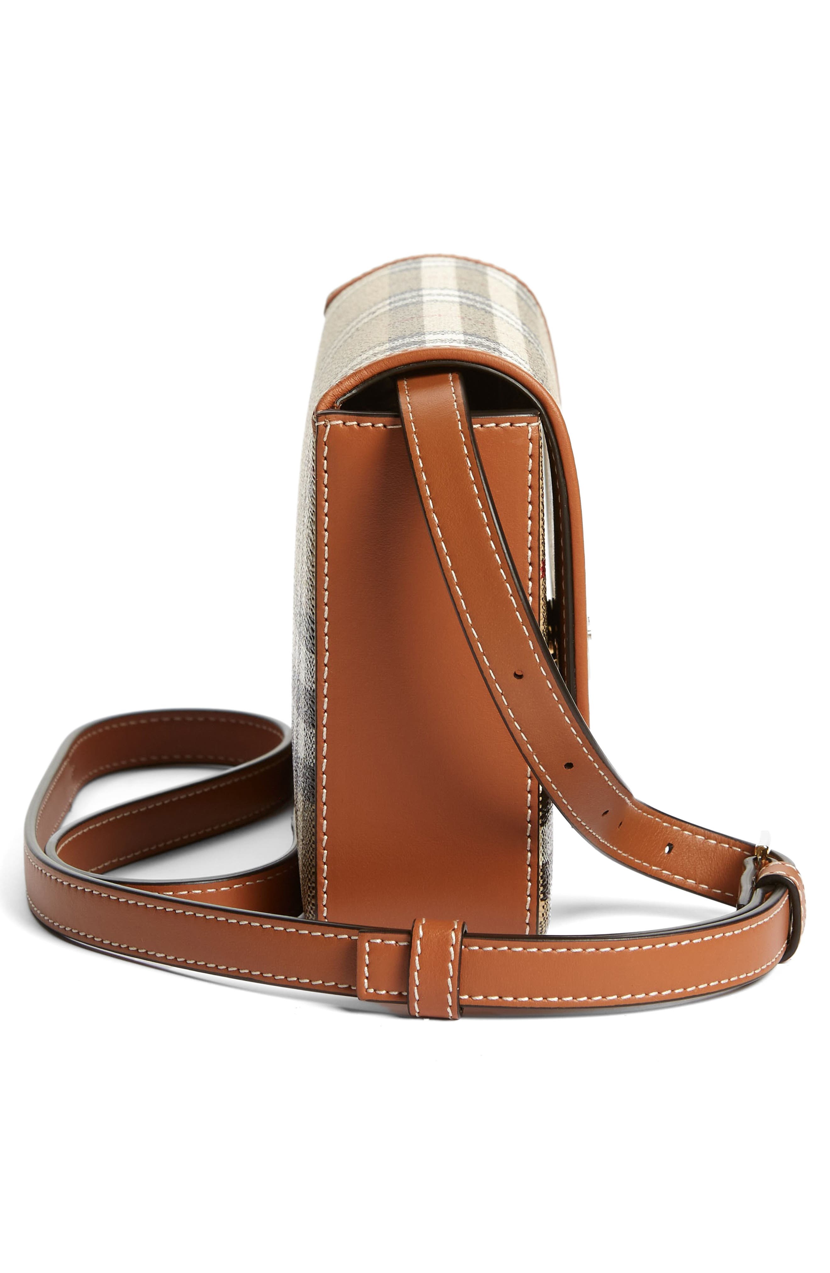 burberry Hampshire Check Crossbody Bag in Archive Beige at Nordstrom - 5
