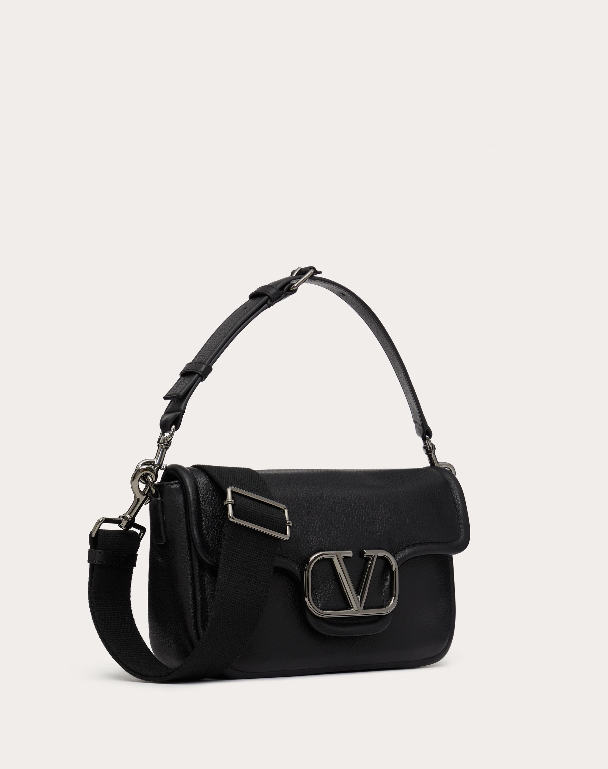 VALENTINO GARAVANI ALLTIME GRAINY CALFSKIN SHOULDER BAG - 3