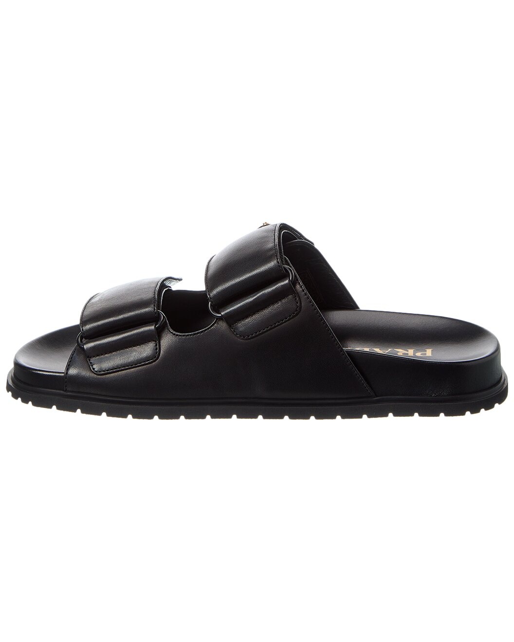 Prada Prada Logo Leather Sandal | ruelala | REVERSIBLE