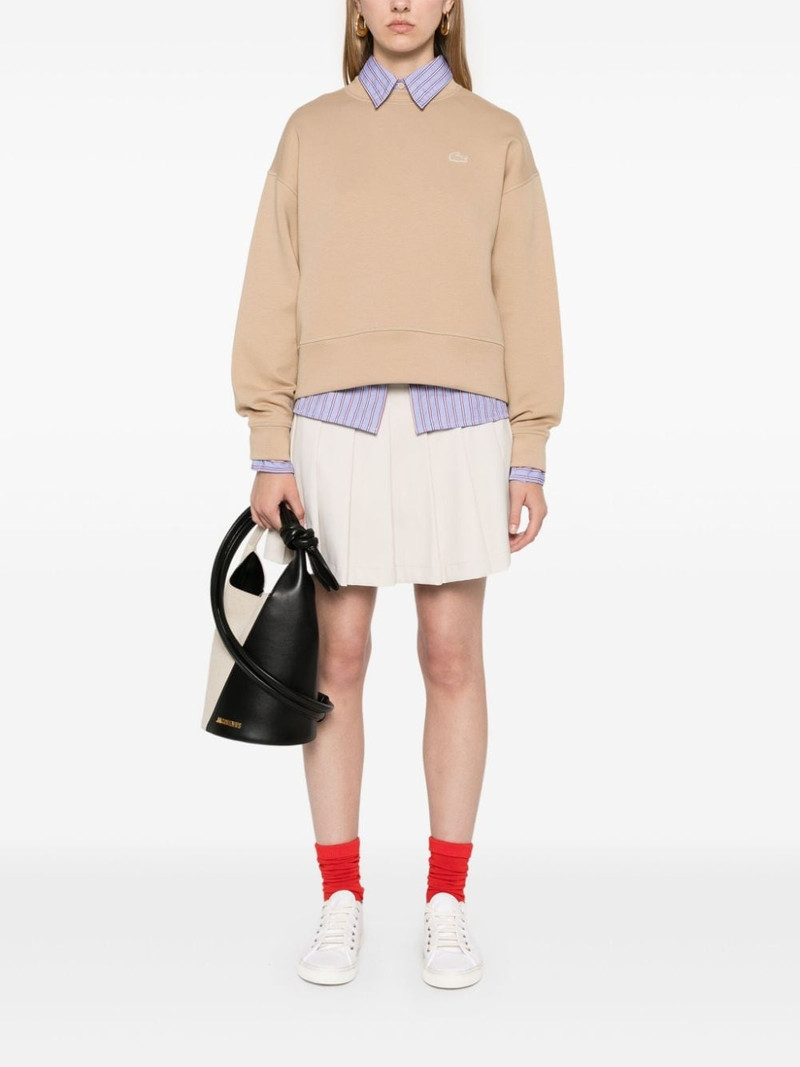 LACOSTE logo-appliqué sweatshirt outlook