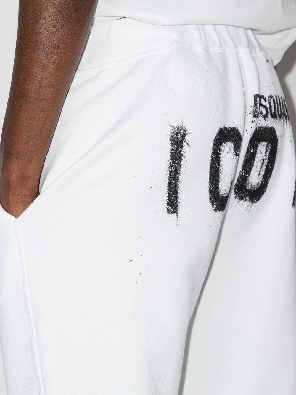 sprayed Icon logo track pants - 4