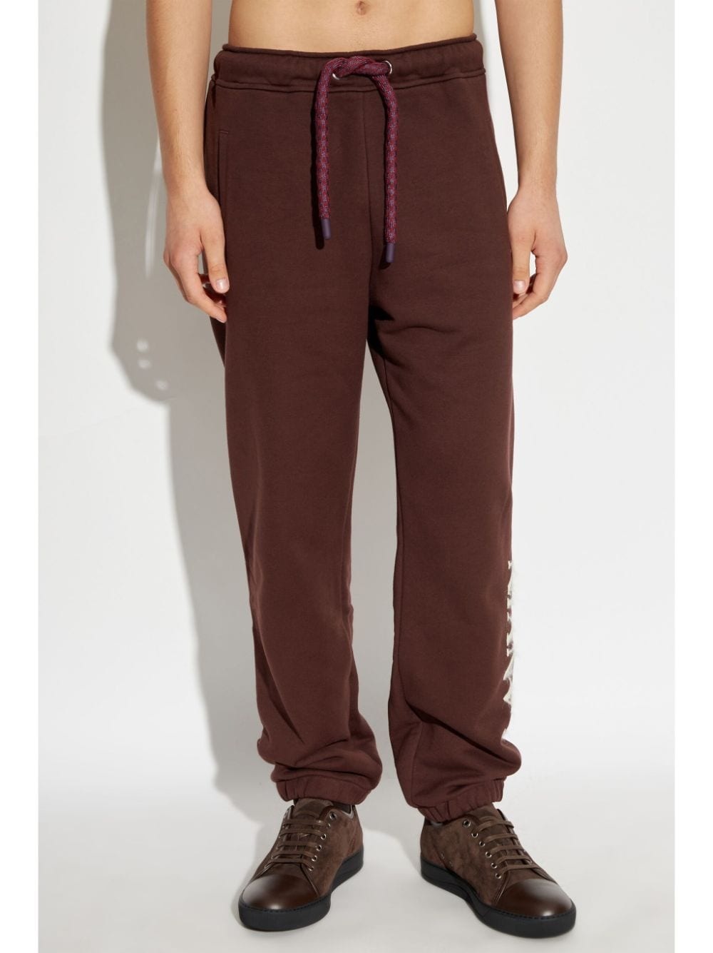 logo-embroidered track pants - 3