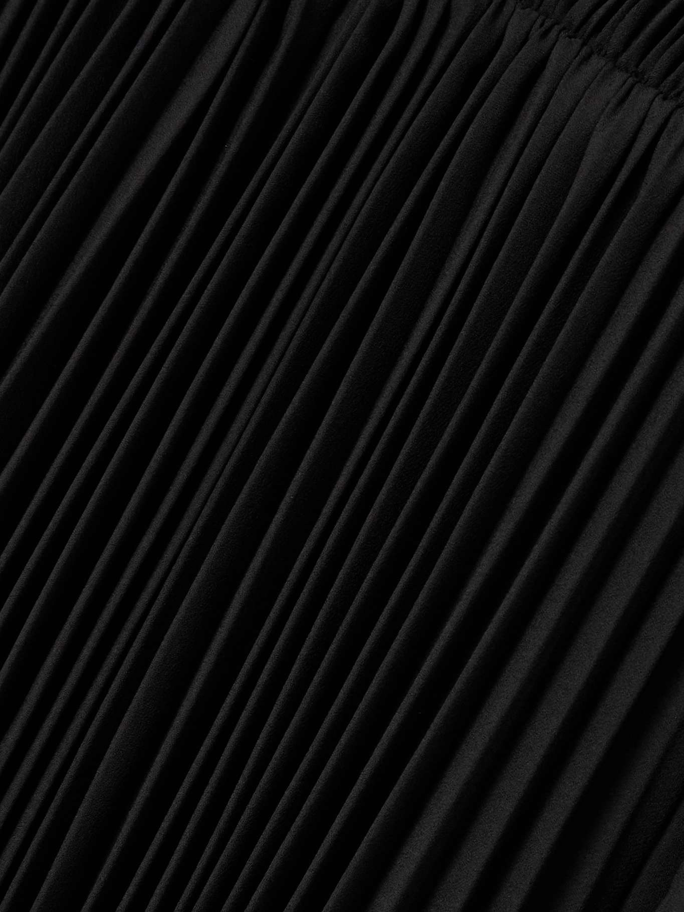 Ruffled plissé-crepe maxi dress - 4