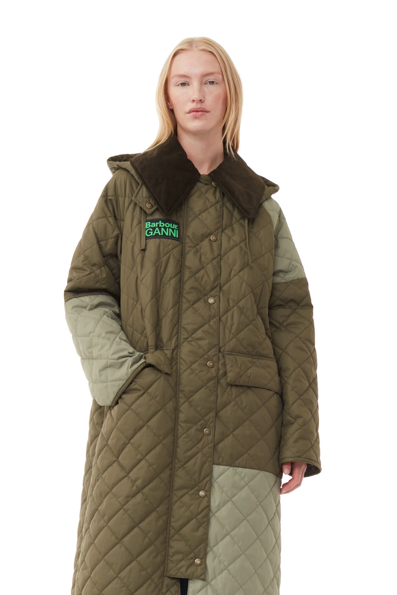 GANNI X BARBOUR BURGHLEY QUILTED JACKET - 3