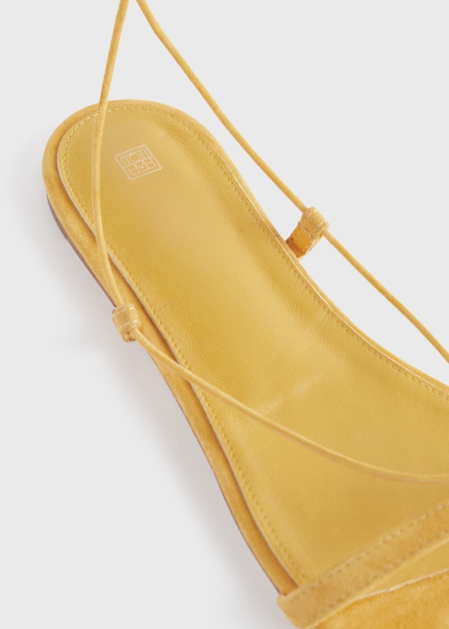 The Suede Tie Sandal cornsilk - 5