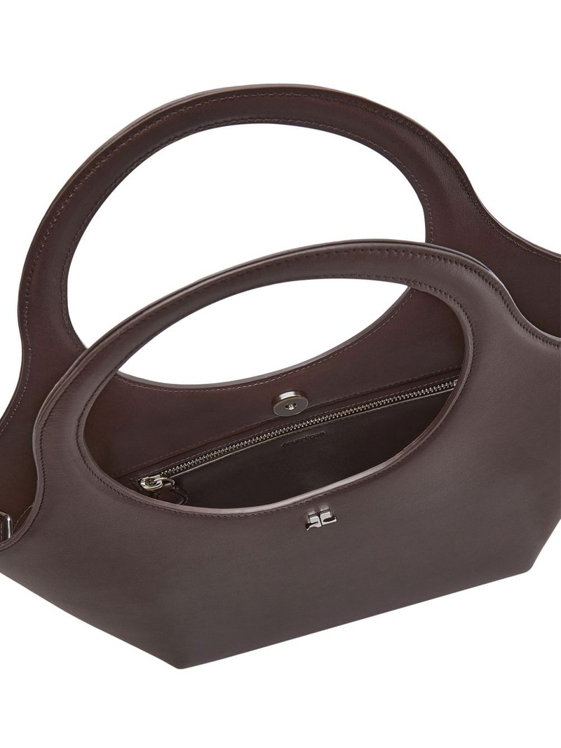 medium Holy leather tote bag 5