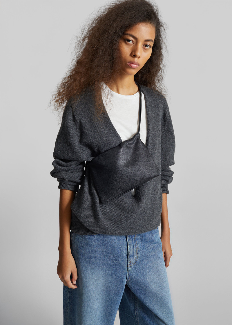 Issy Deep V-Neck Pullover - Dark Grey 5