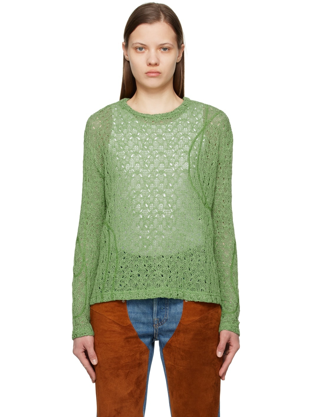 Green Watton Sweater - 1