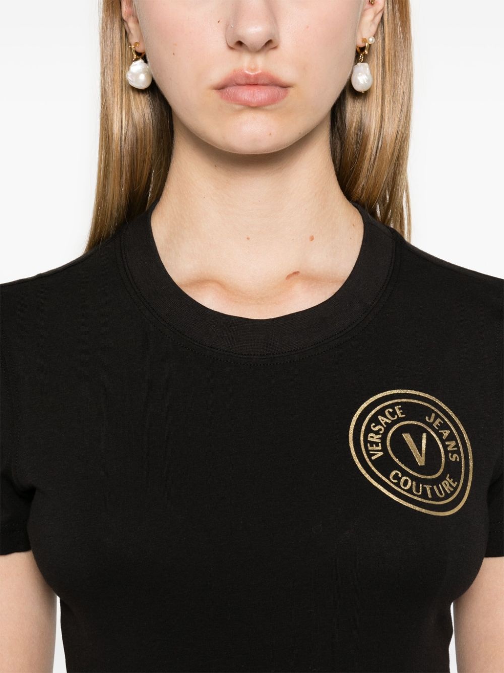 logo-print T-shirt - 5