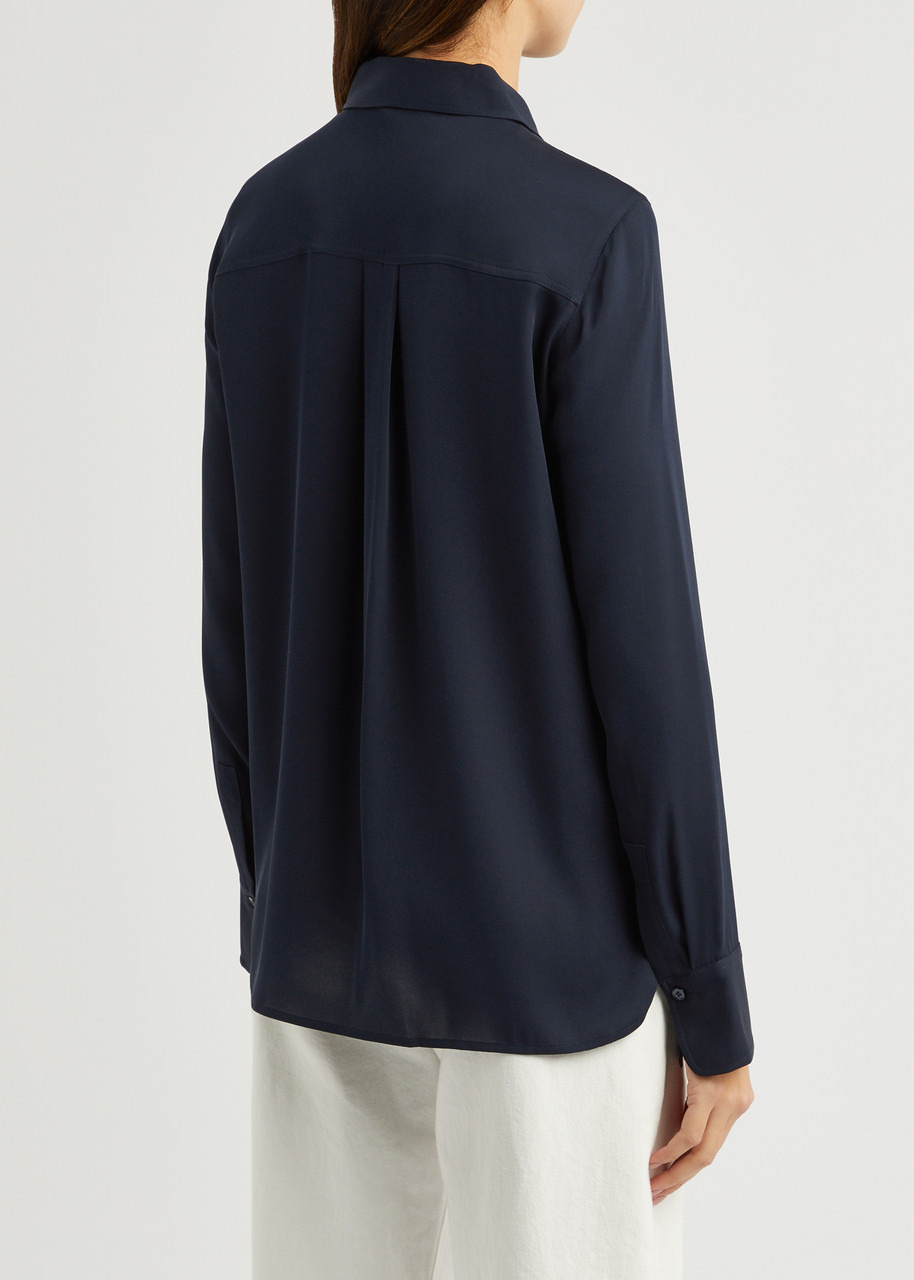 Stretch-silk shirt - 8