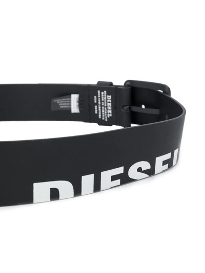 Diesel contrast logo belt outlook