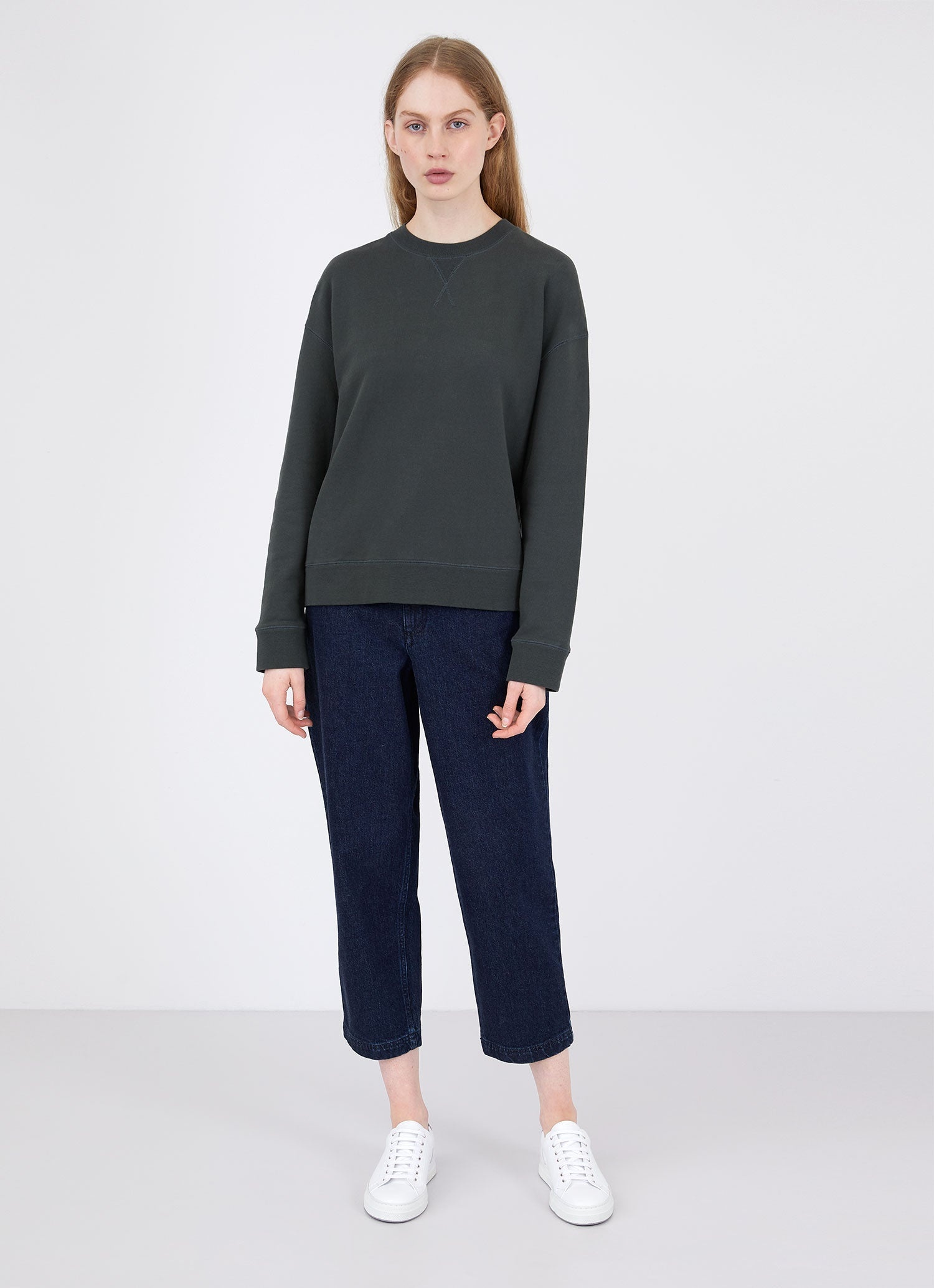 Relaxed Loopback Sweatshirt - 3
