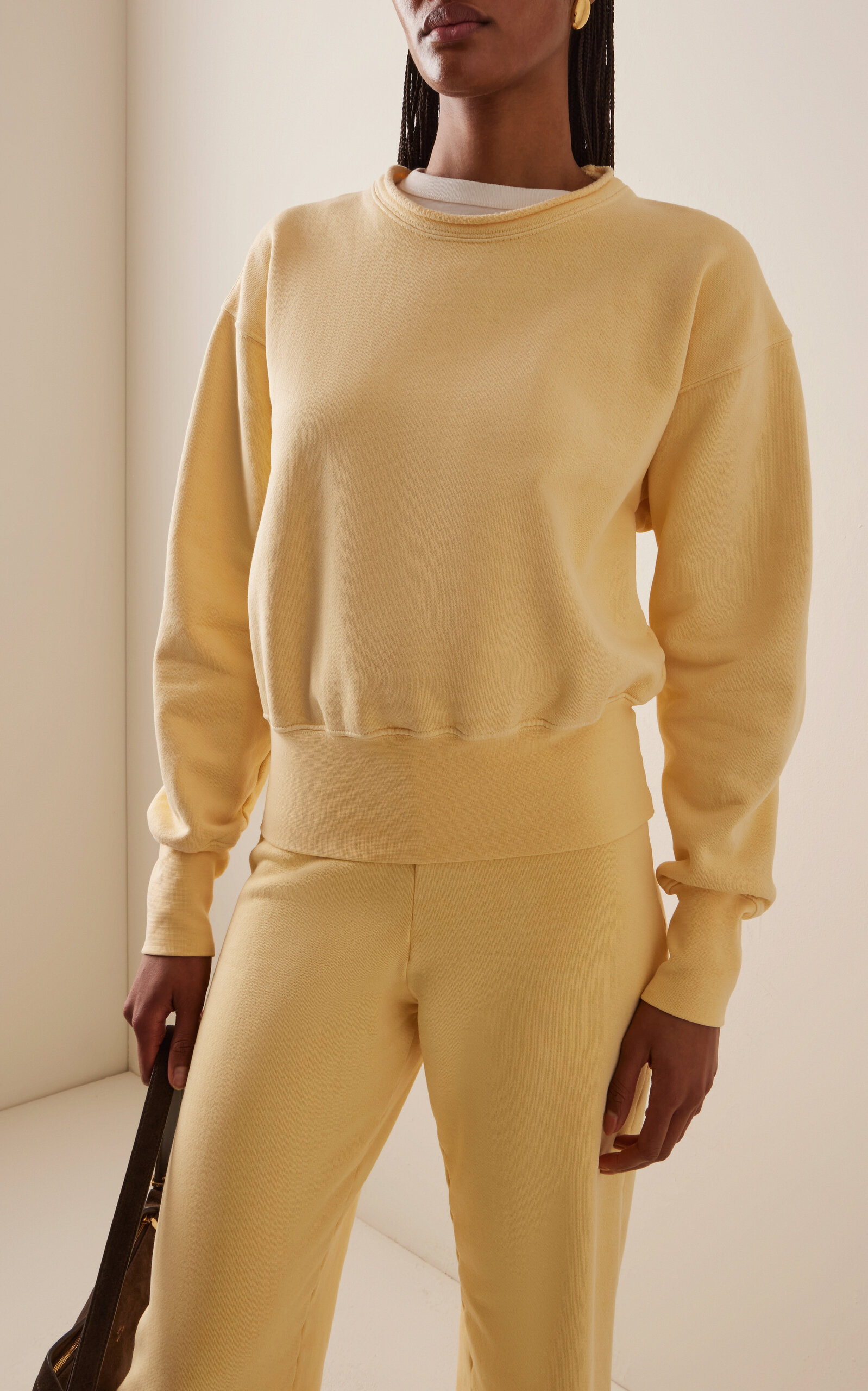 Britney Cotton Sweatshirt yellow - 2