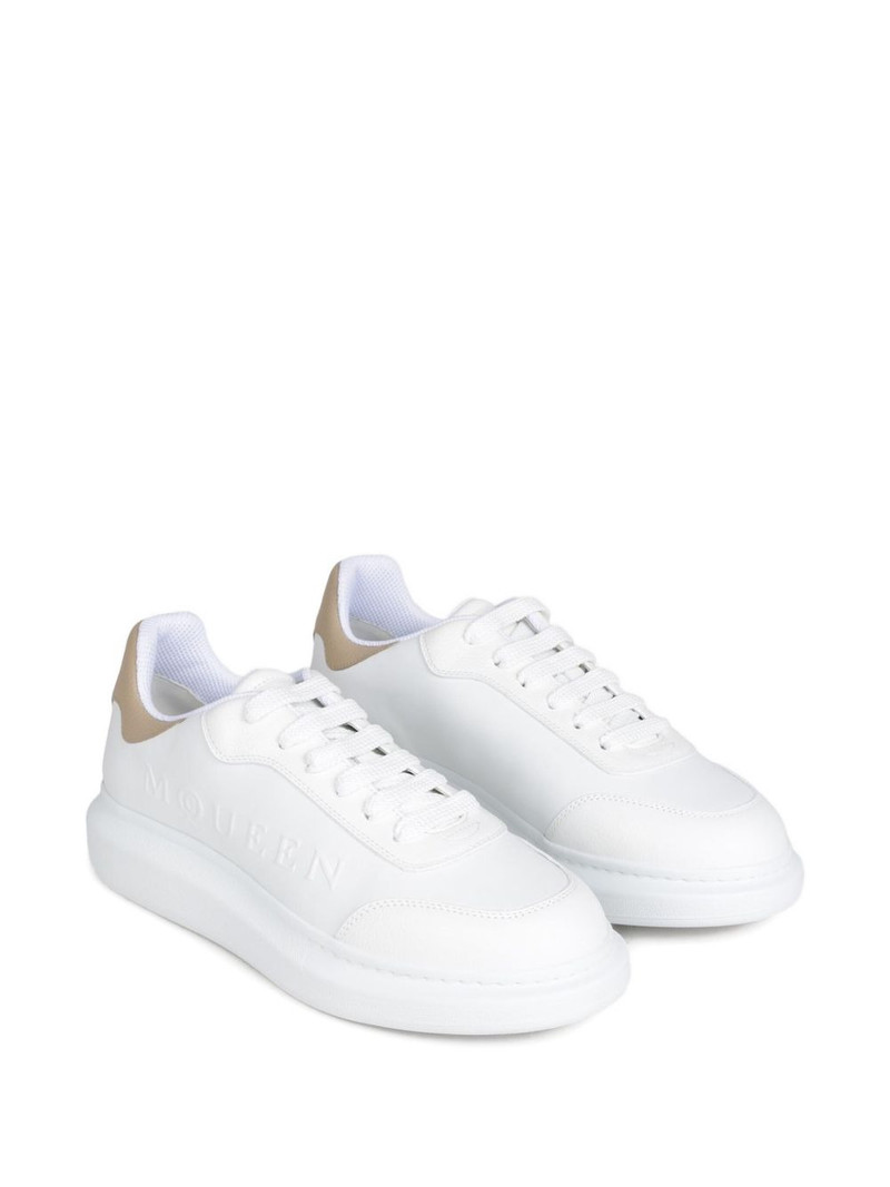 Alexander McQueen logo-embossed leather sneakers outlook