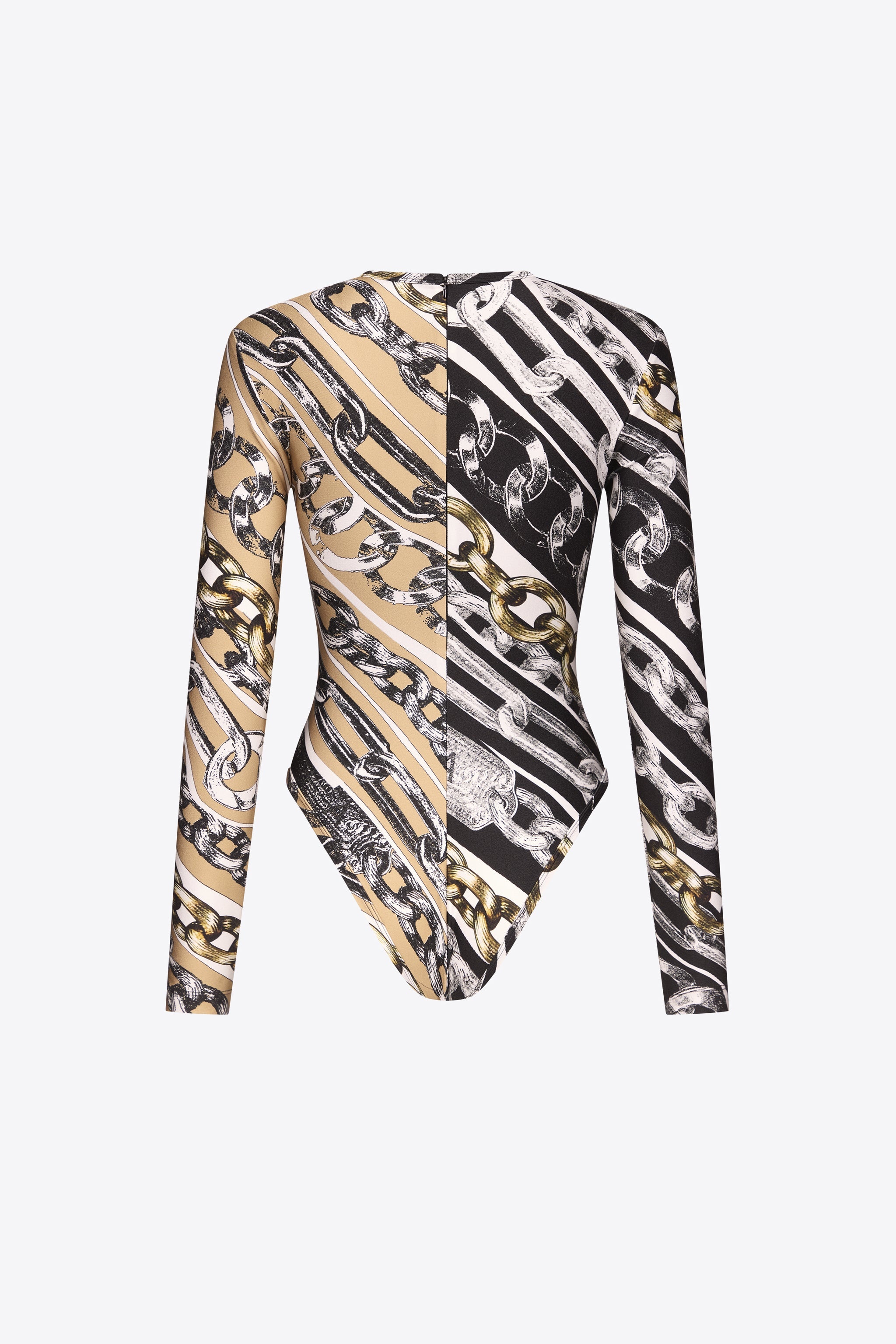 CHAIN PRINTED BODYSUIT - 2