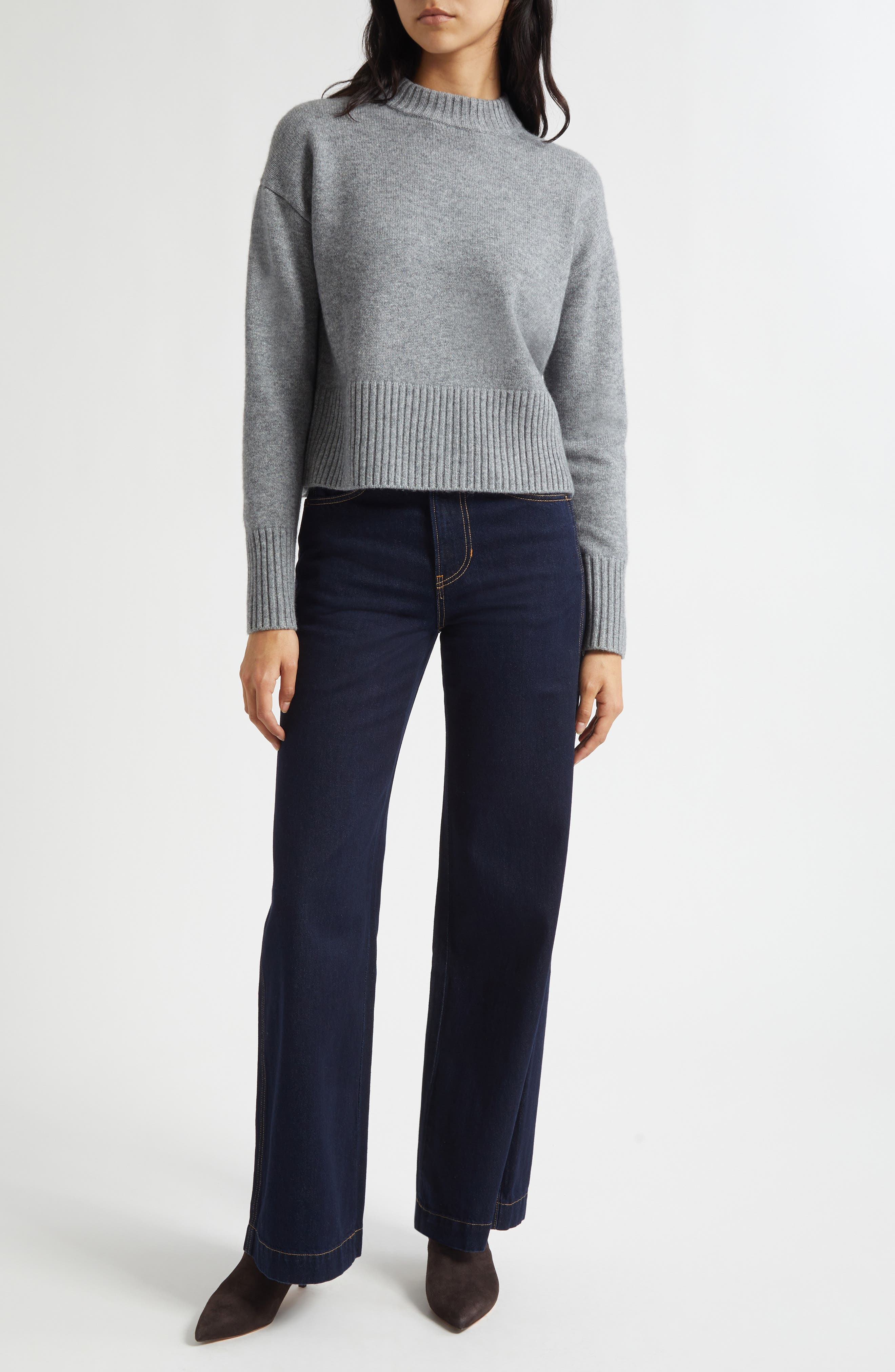 Veronica Beard Kasey Wide Leg Jeans in Indigo Rinse at Nordstrom - 2