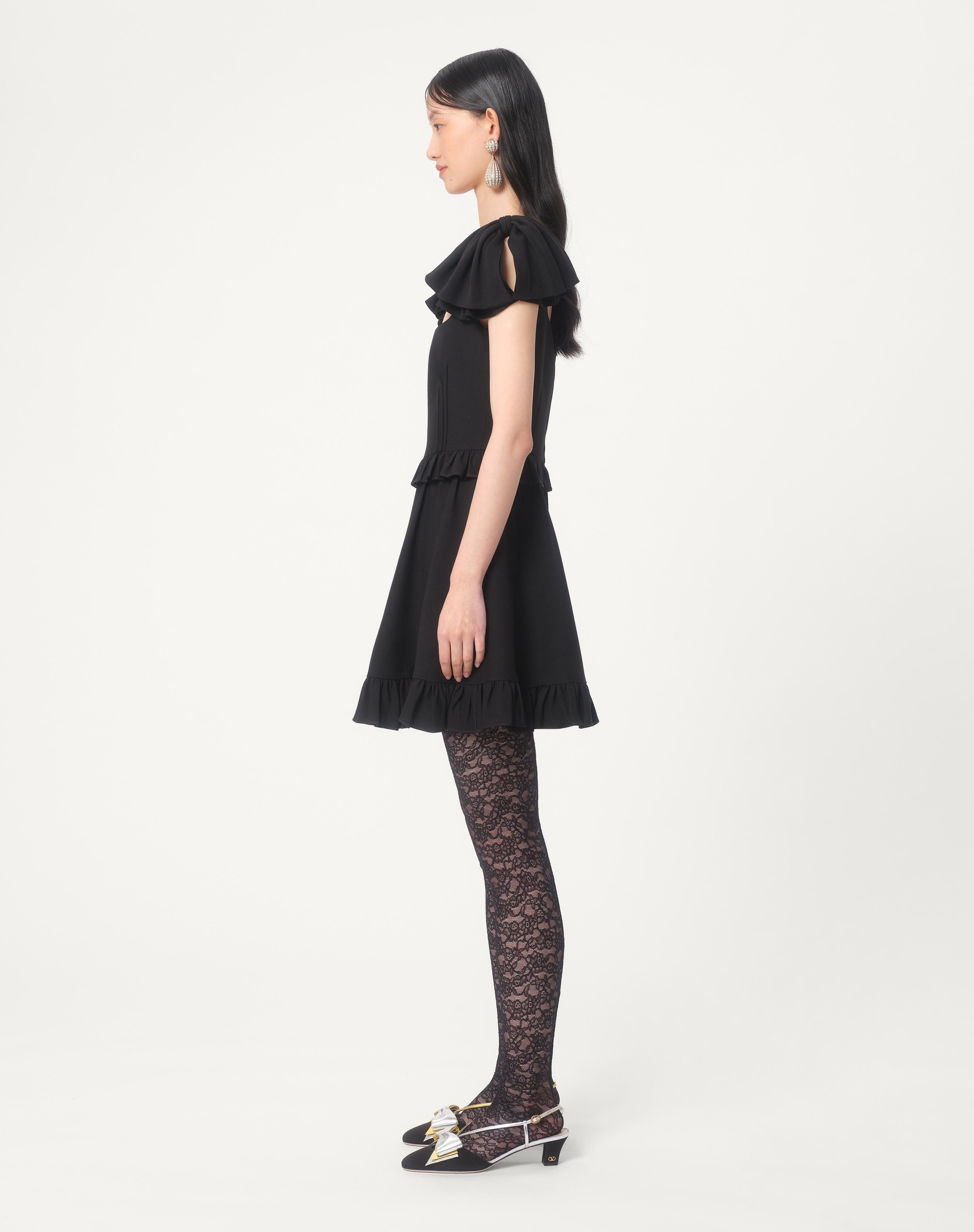 CREPE COUTURE SHORT DRESS - 8