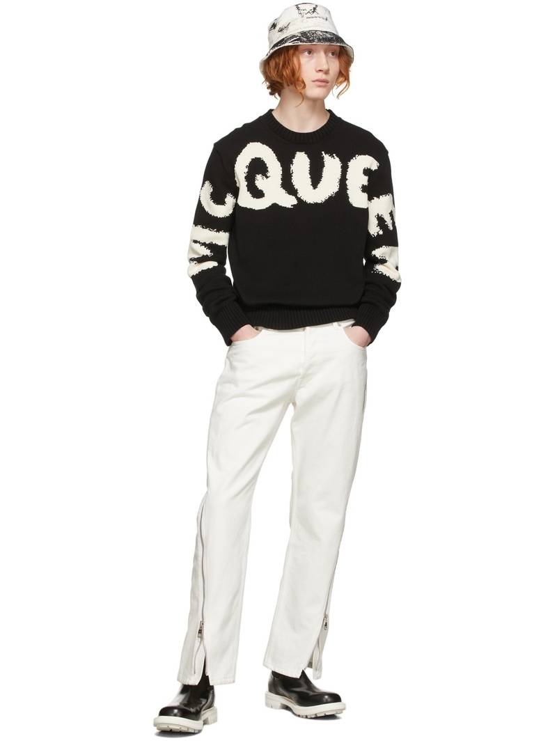 Alexander McQueen Black Worker Chelsea Boots outlook