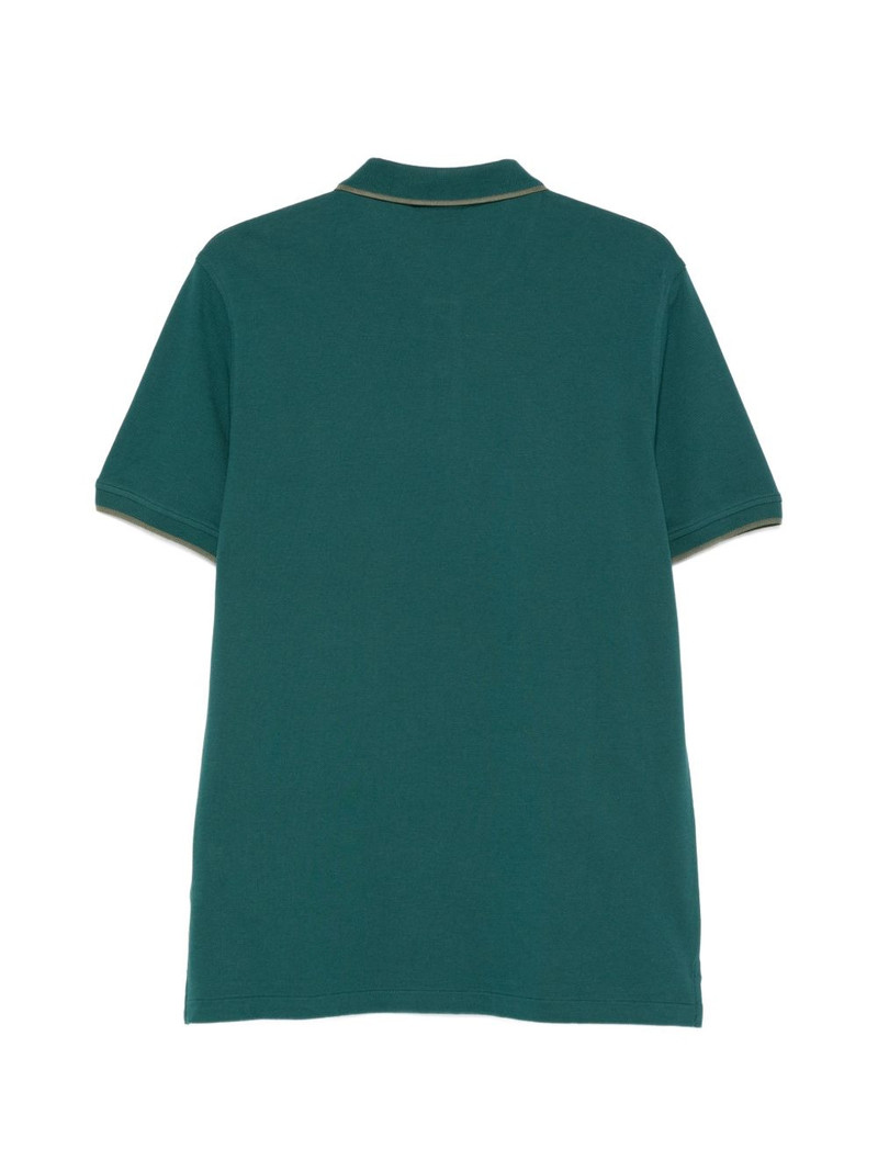 Paul Smith zebra-patch polo shirt outlook
