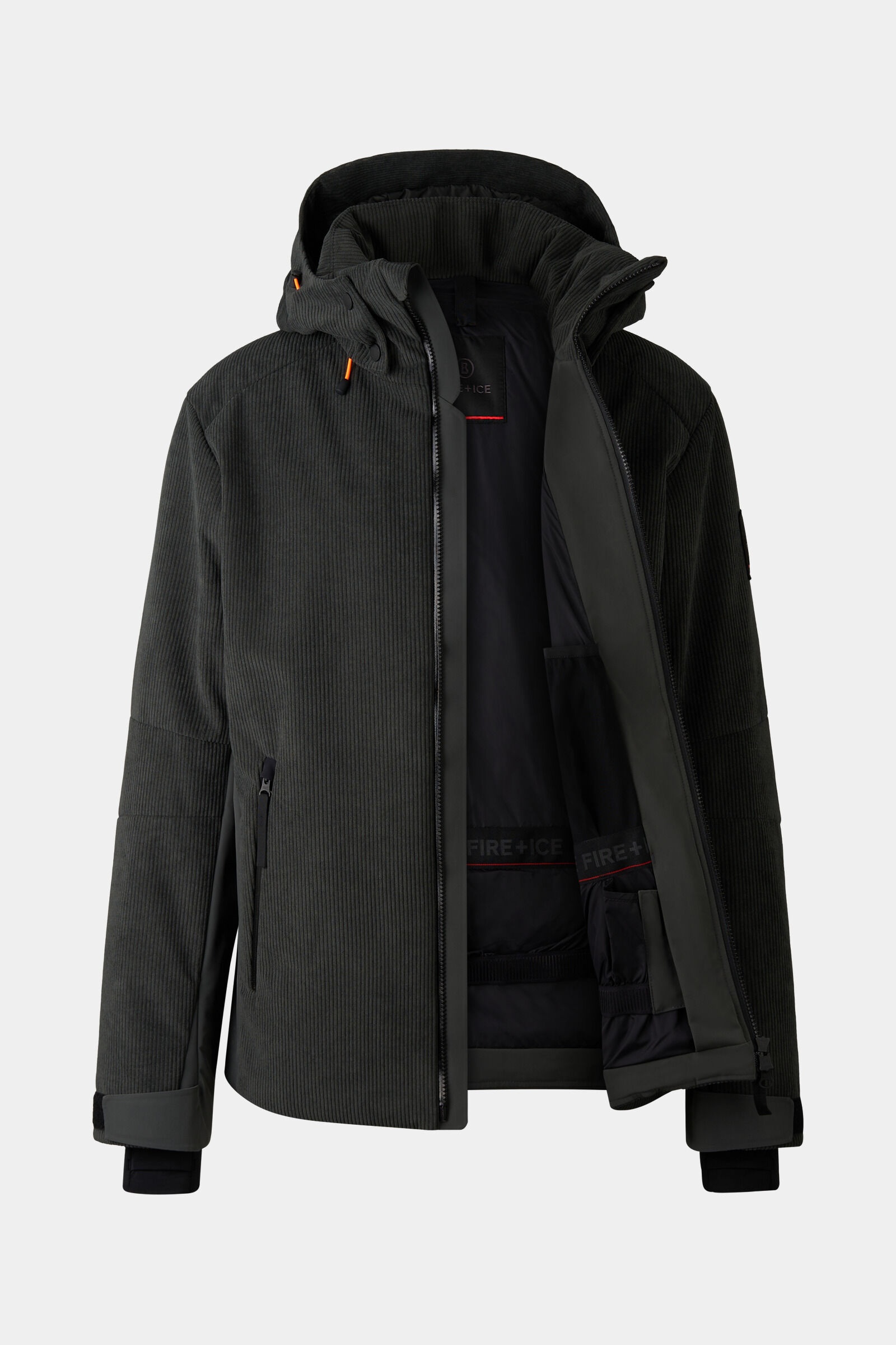 Hardo Corduroy ski jacket in Dark green - 2