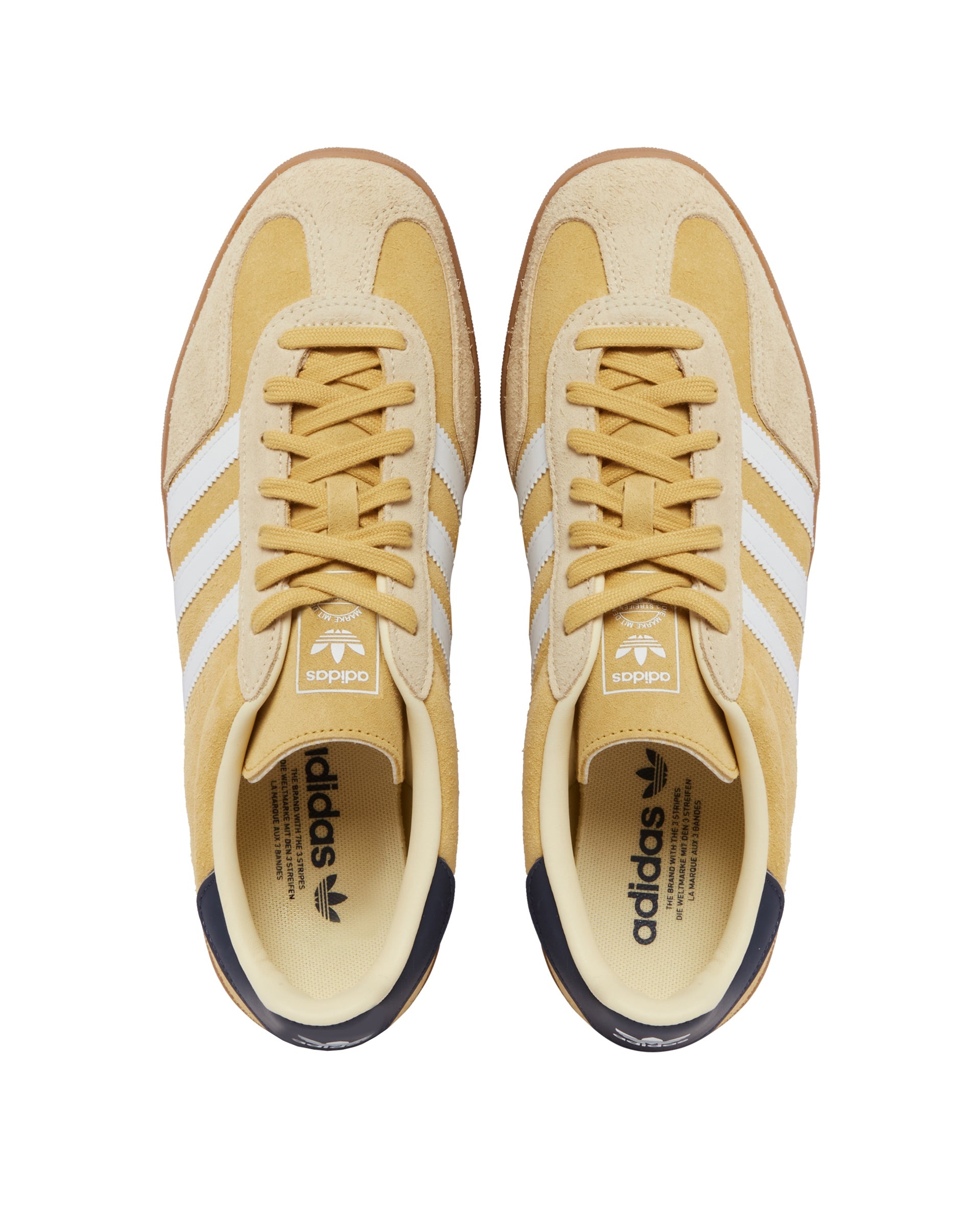 Beige Gazelle Indoor Sneakers - 3