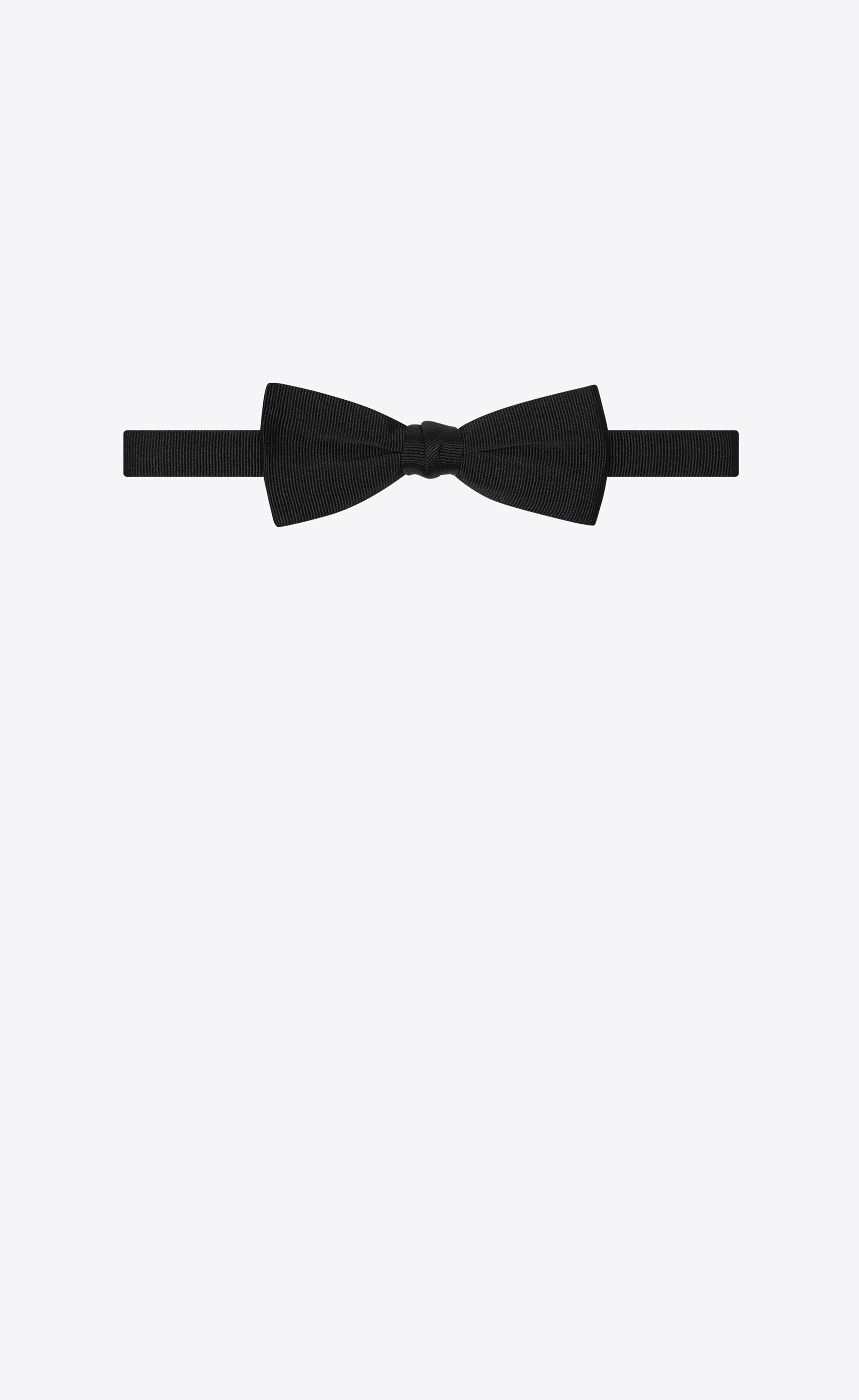 yves bow tie in black grosgrain - 2