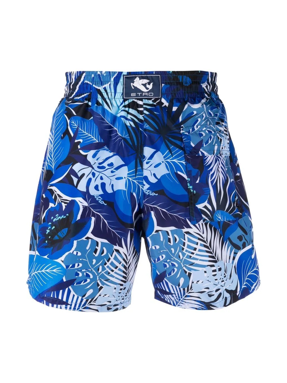 palm leaf print swim shorts - 2