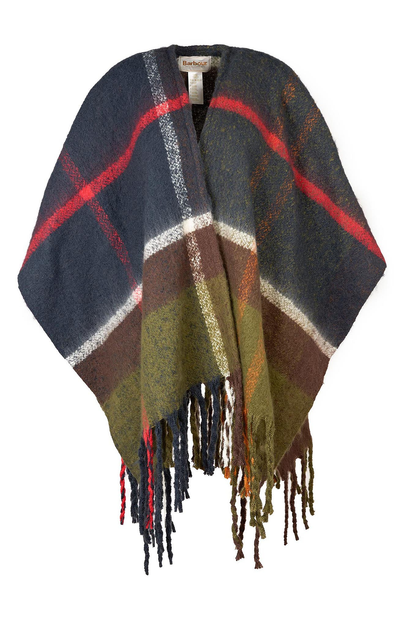 Barbour Isla Bouclé Plaid Shawl in Classic at Nordstrom - 2