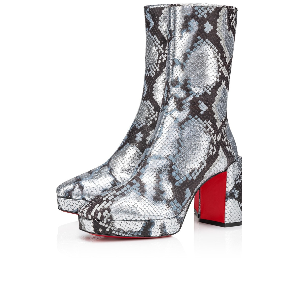 Janetta - Low Boots - Calf Leather - Black - Christian Louboutin