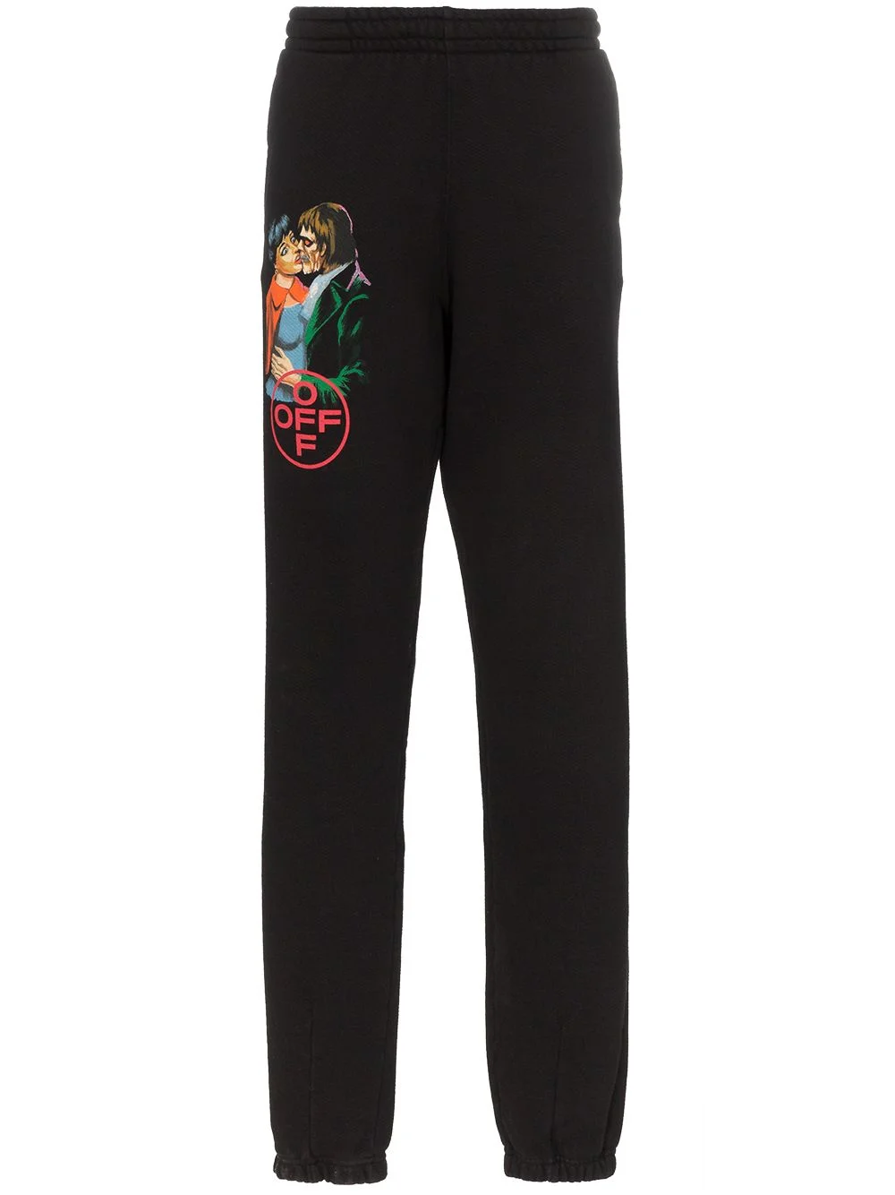 kiss cotton sweatpants - 1