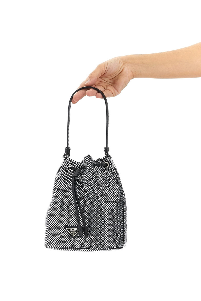 Prada 'Crystal' bucket bag outlook