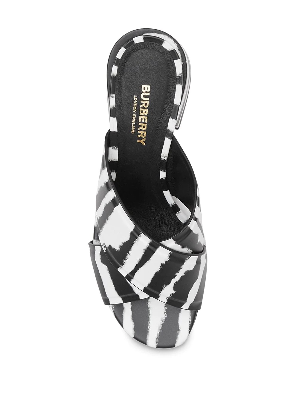 zebra print sandals - 4