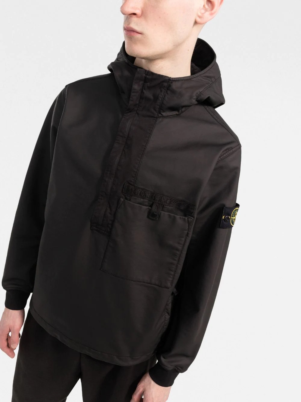 Compass-patch hooded jacket - 3