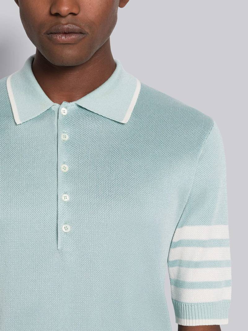 Birdseye Jacquard 4-Bar Short Sleeve Polo 5