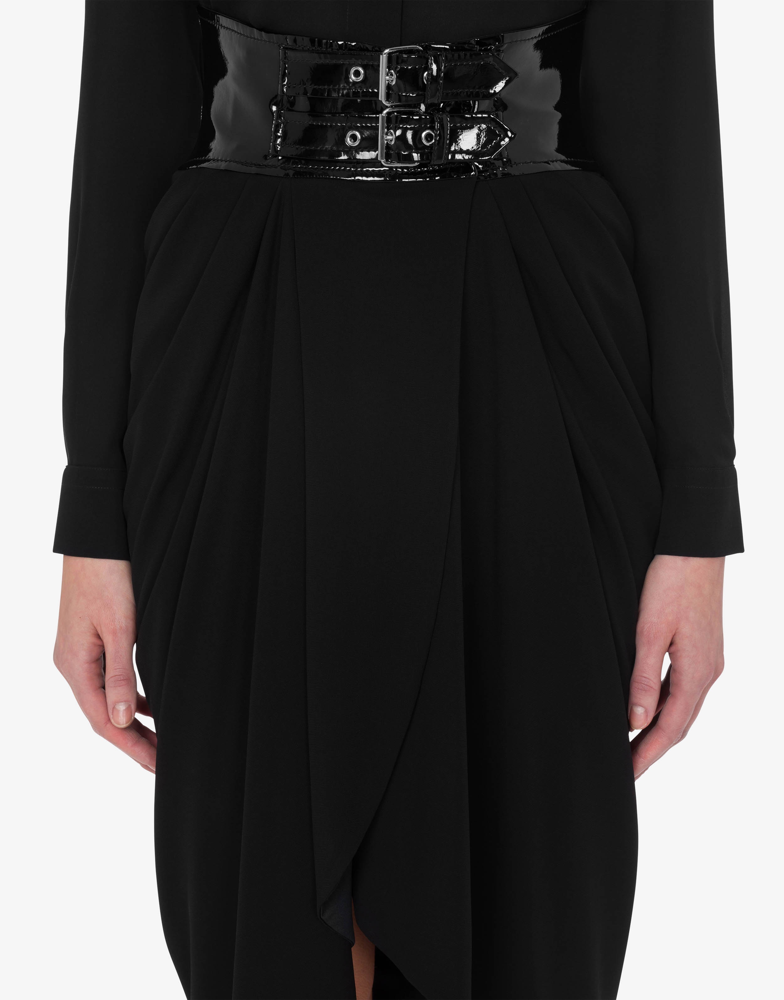 BONDAGE BUCKLE ORGANZINE SKIRT - 4