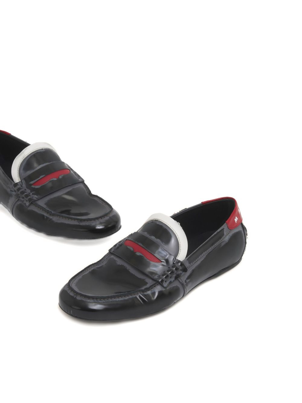 penny-strap leather loafers - 3