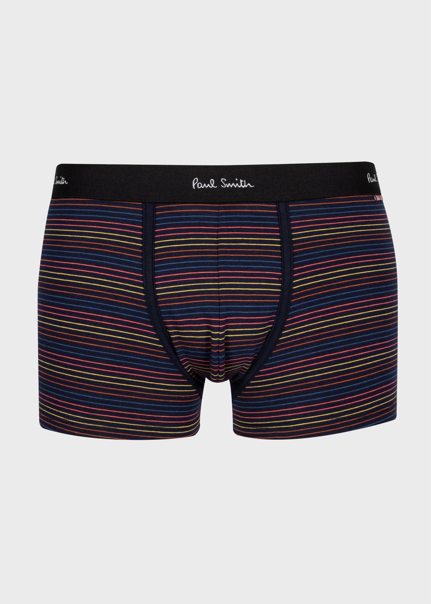 Multi-Colour Pinstripe Low-Rise Boxer Briefs - 1