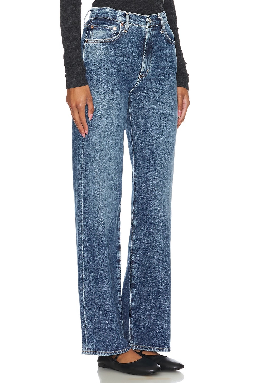 Harper Mid Rise Relaxed Straight - 2