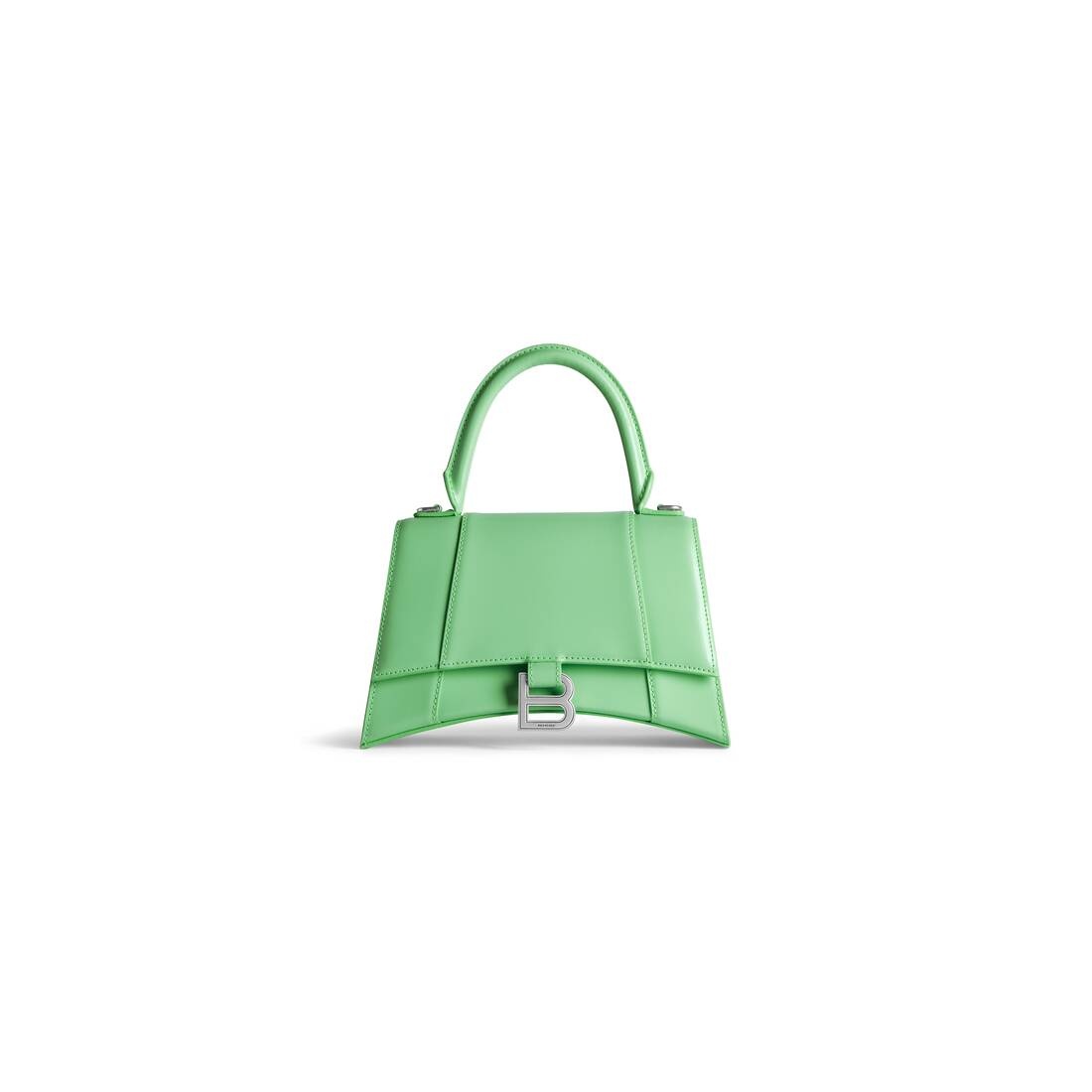 Women's Hourglass Small Handbag Box in Light Green - 1