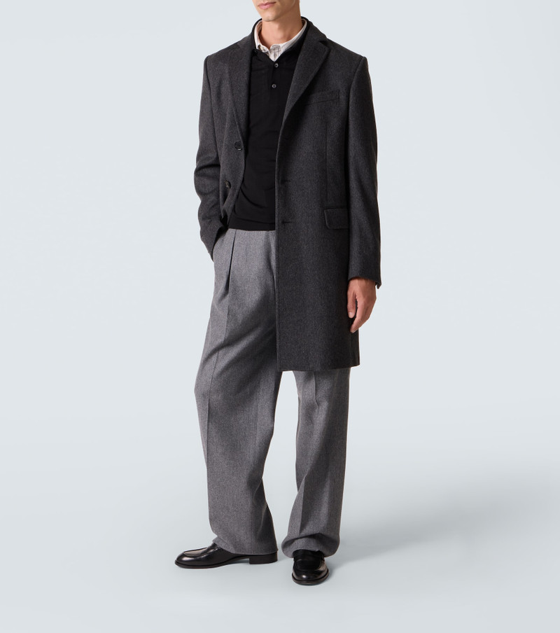 ZEGNA Wool and cashmere-blend coat outlook