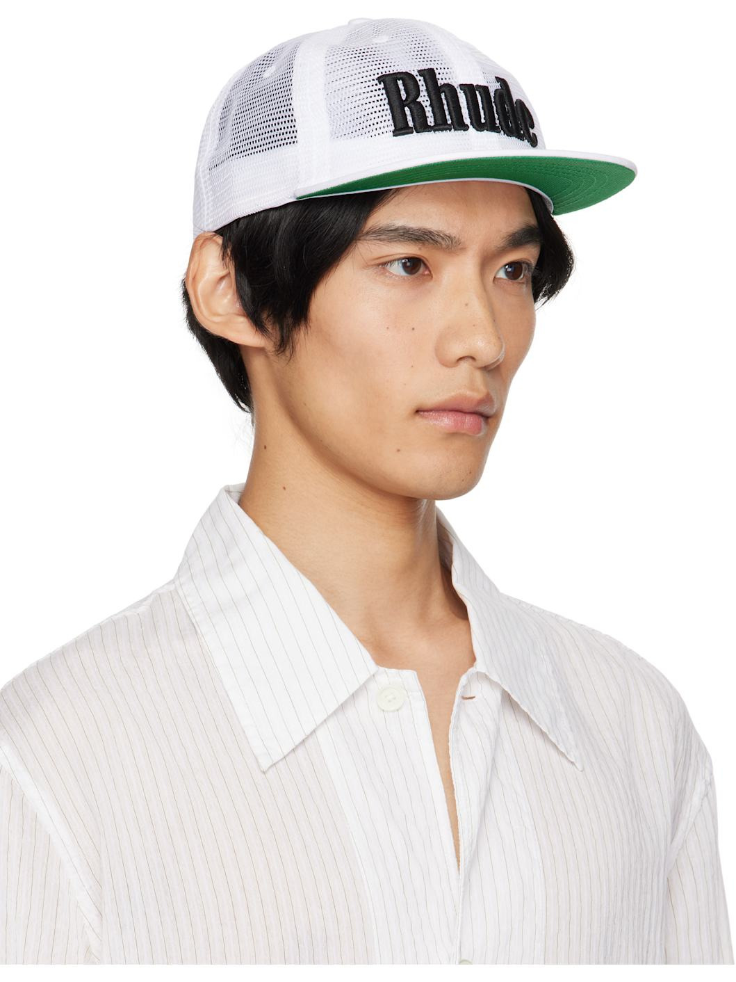 White Logo Mesh Cap - 2