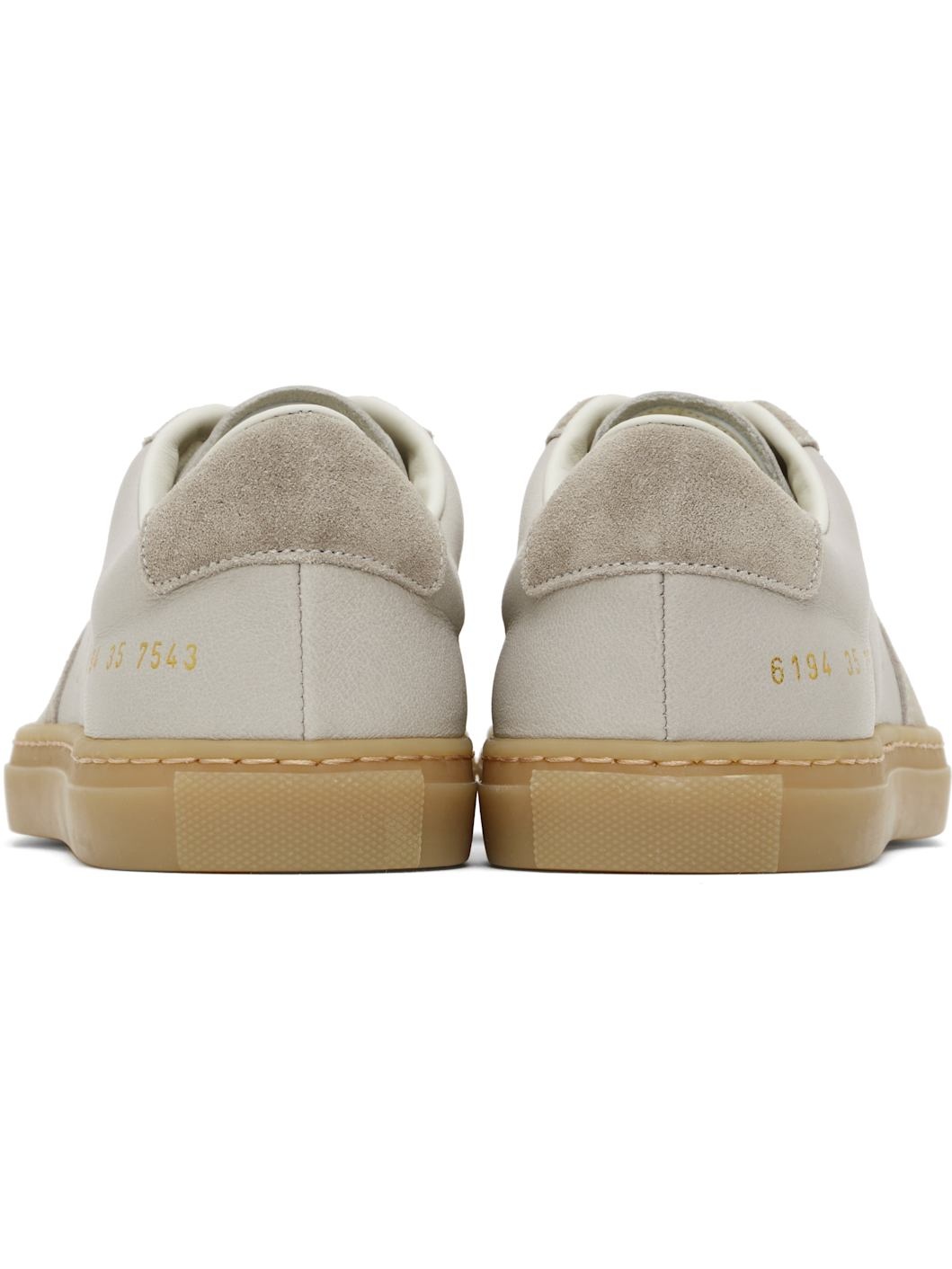 Gray Bball Duo Slim Sneakers - 2