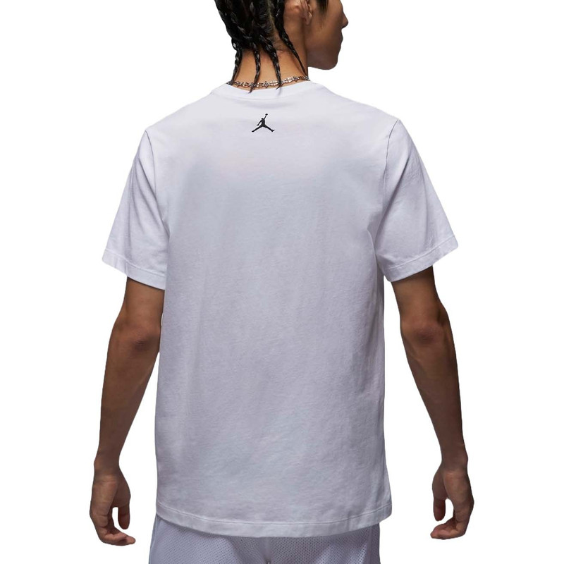 Jordan Air Jordan MVP Graphic T-Shirt Asia Sizing 'White Black' FZ1920-100 outlook