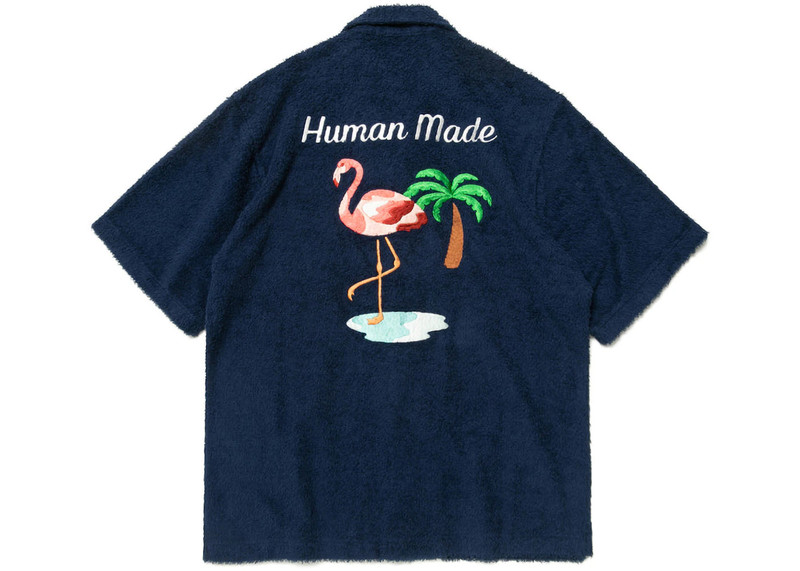 Human Made Human Made Pile Shirt Navy outlook