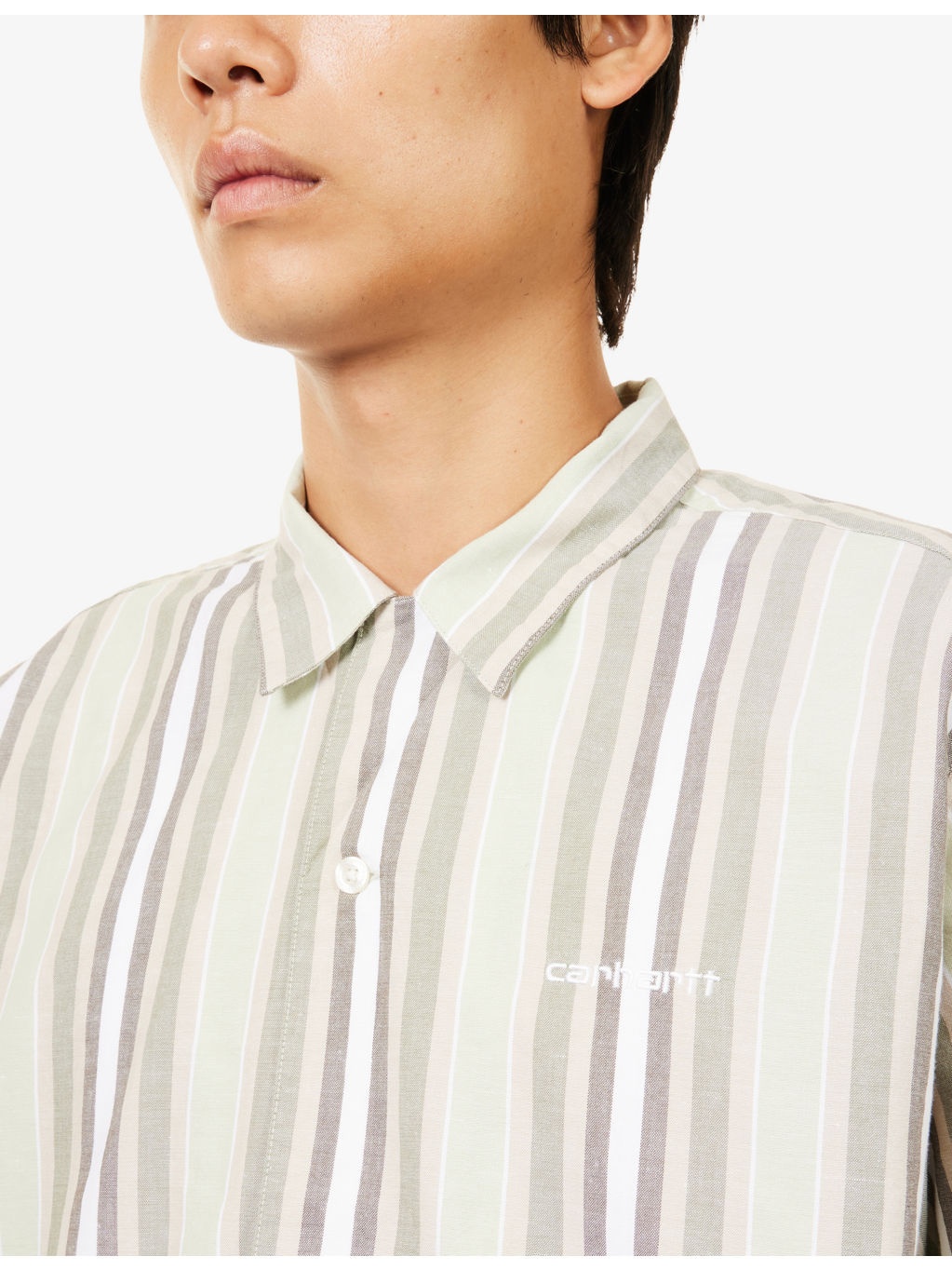 Folsey Striped Short-Sleeve Cotton Shirt - 5