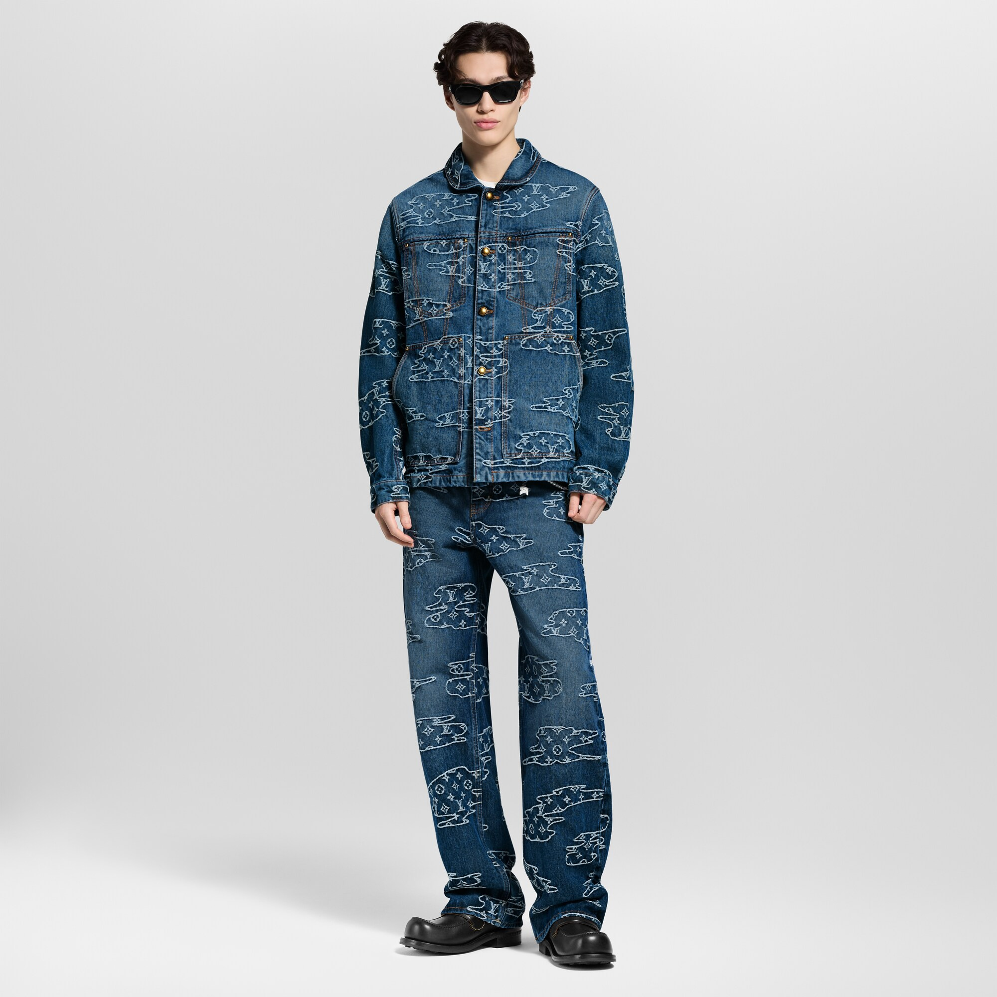 Monogram Denim Workwear Blouson - 3