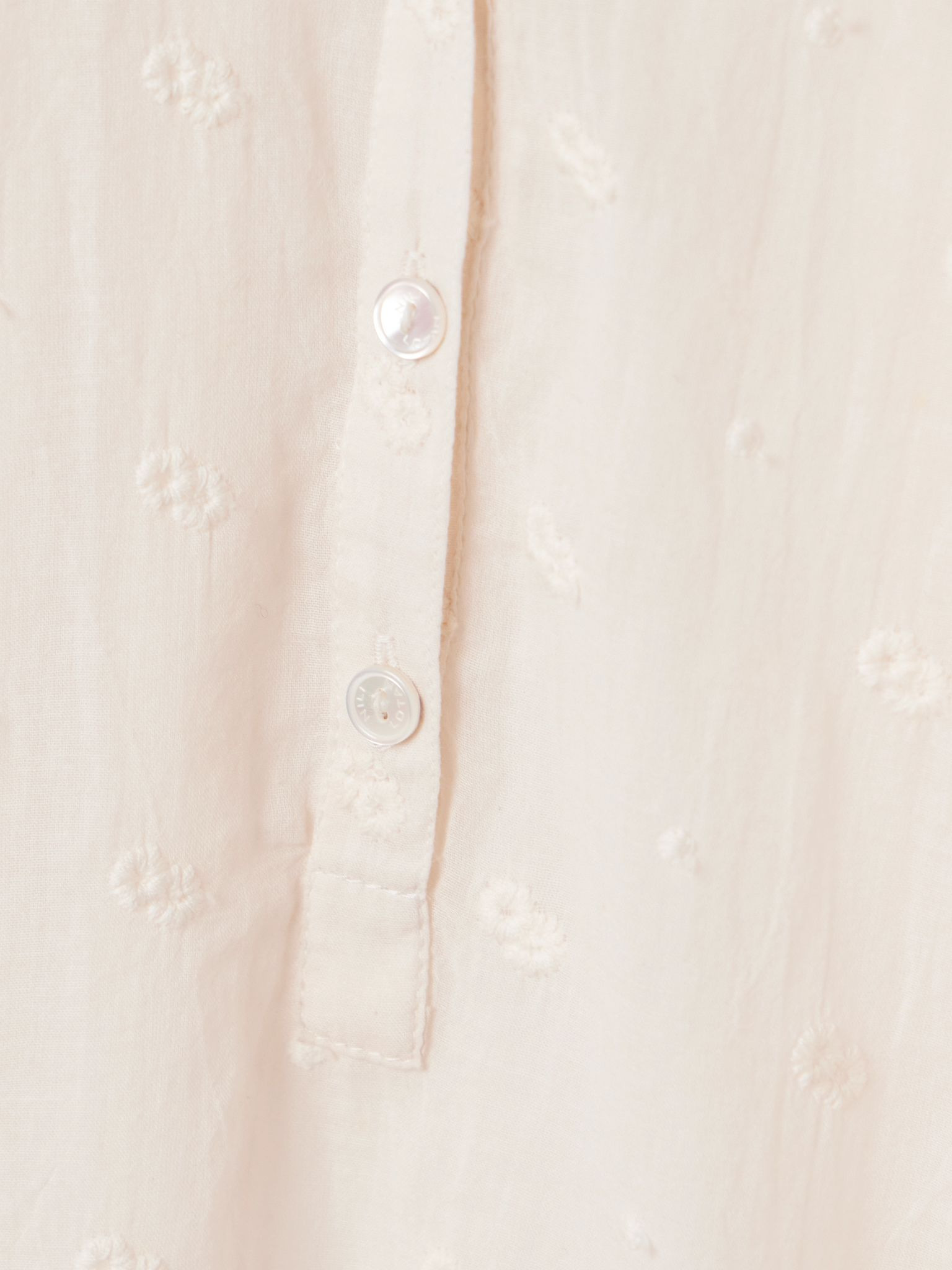 Neville embroidered cotton-voile blouse Ivory - 5