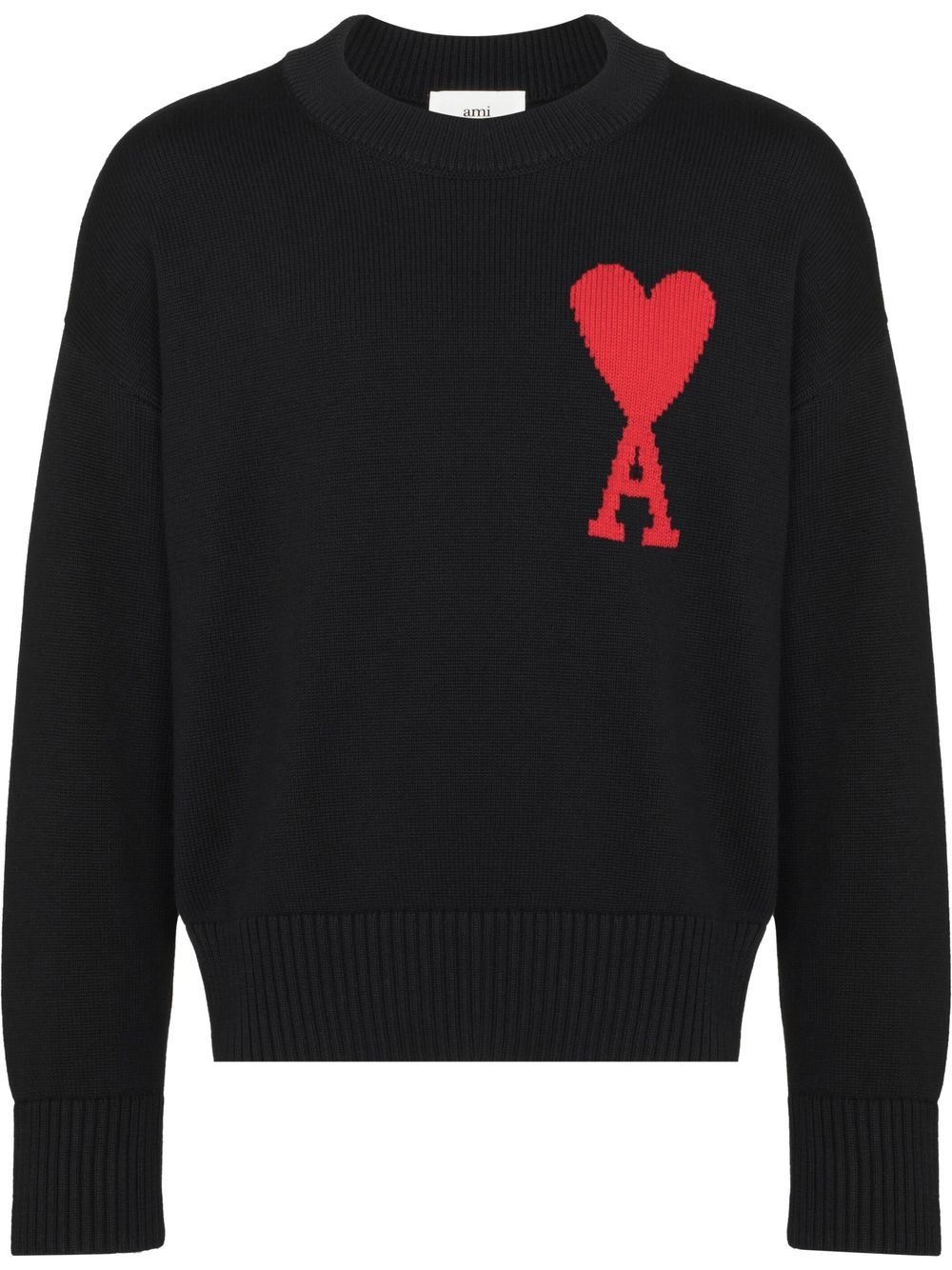 Ami de Coeur-intarsia jumper - 1